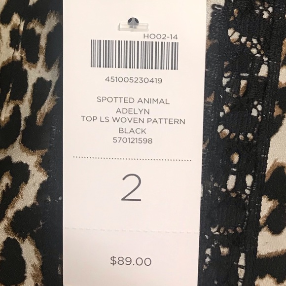 Chico’s Leopard & Lace size 2=Large - Picture 8 of 10
